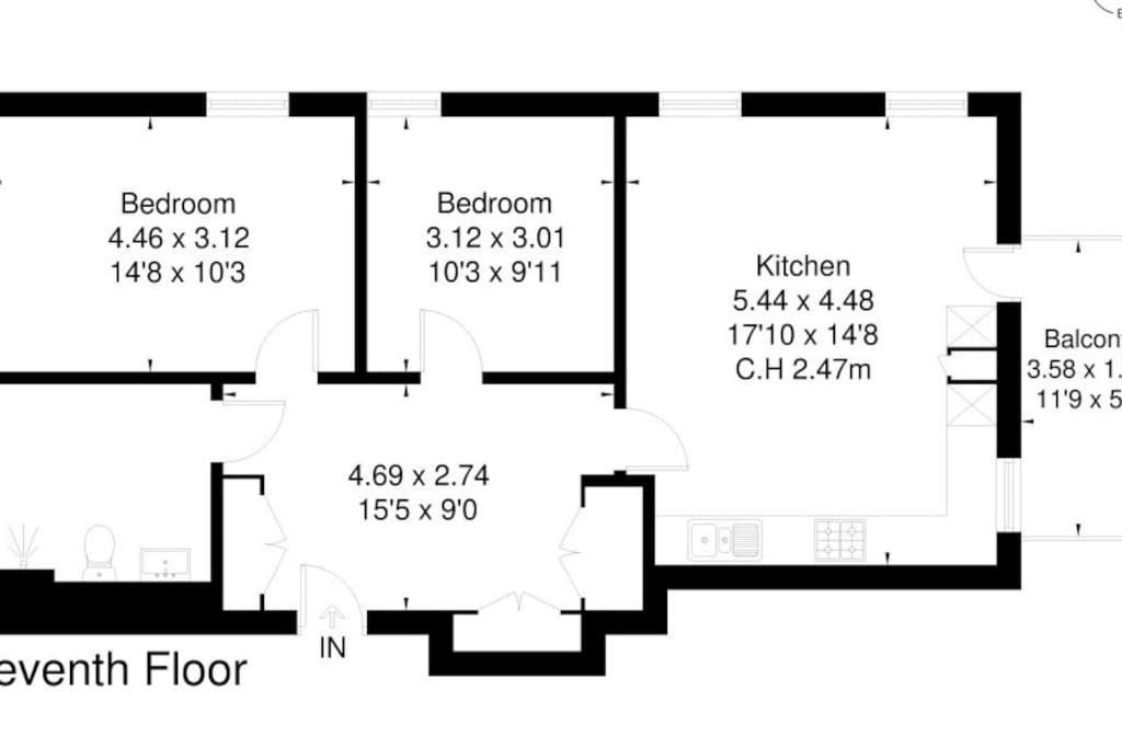 Amazing 2 Bedroom Flat In E20 * Londra